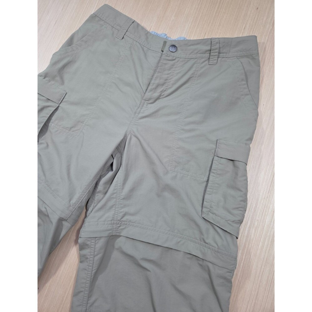 REI Co-op Sahara Convertible Hiking Pants Womens 10 Beige Zip Off Cargo Relaxed